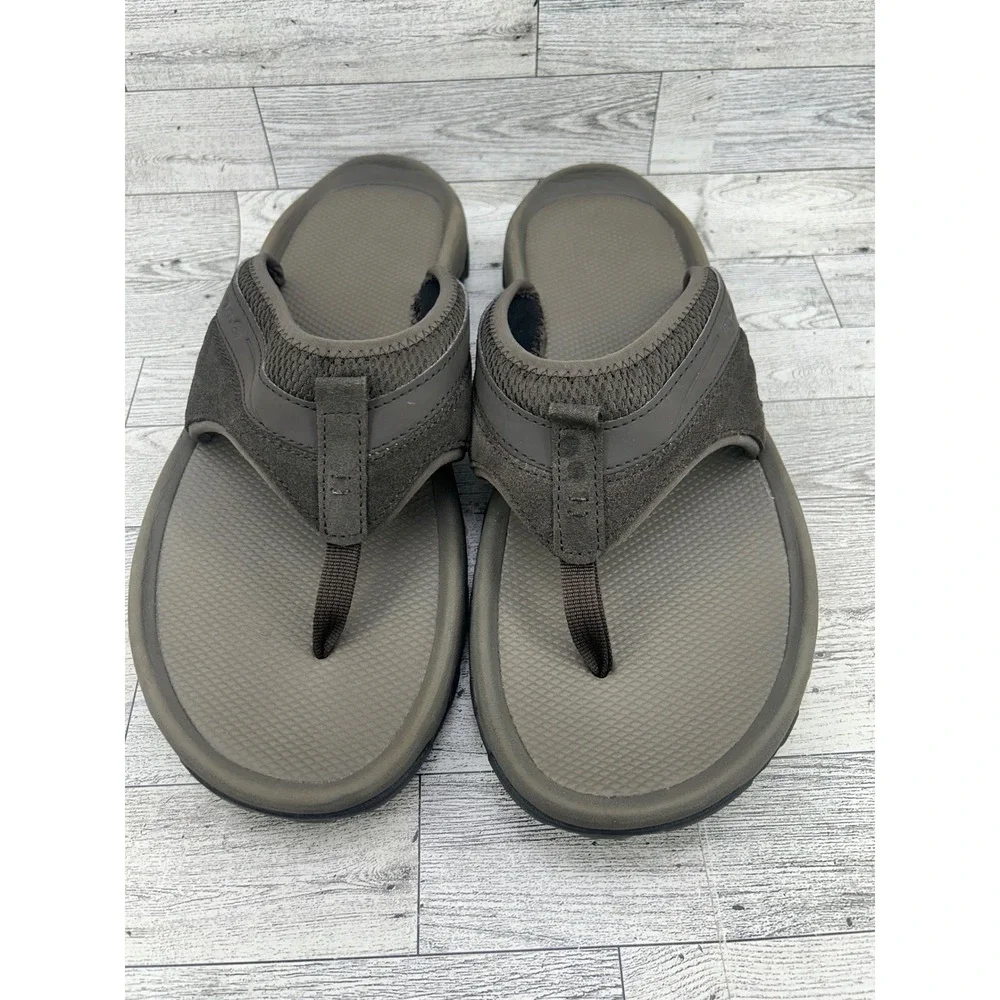 Teva Katavi 2‎ Men Thong Sandals Brown Suede Hiking Flip Flops 1002432 Size 14